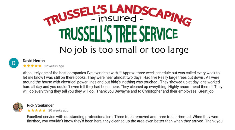 Trussell's Tree Service / Trussell's Landscaping